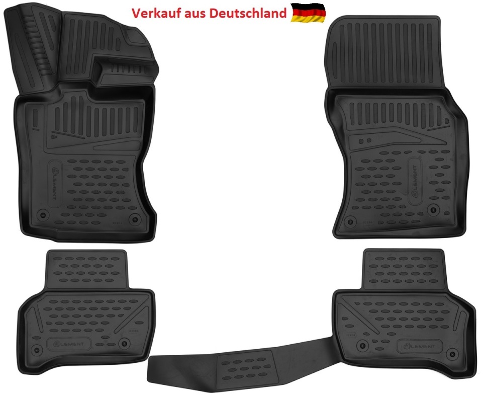 Anti-slip footwell mats Jaguar XE 4-teiliges Set - Jahr: 19 ->